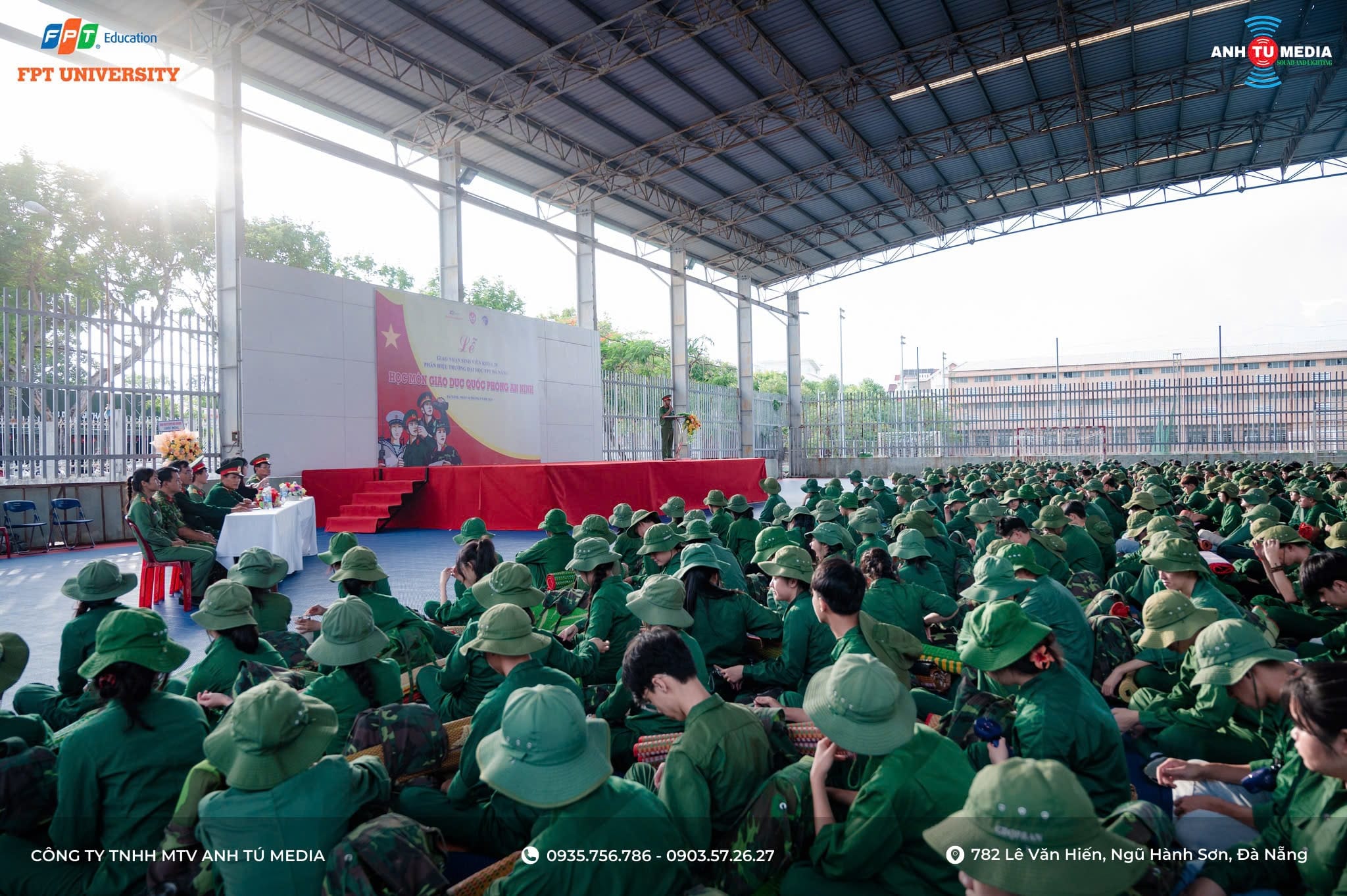 lễ trao nhận quân sinh viên đại học fpt 