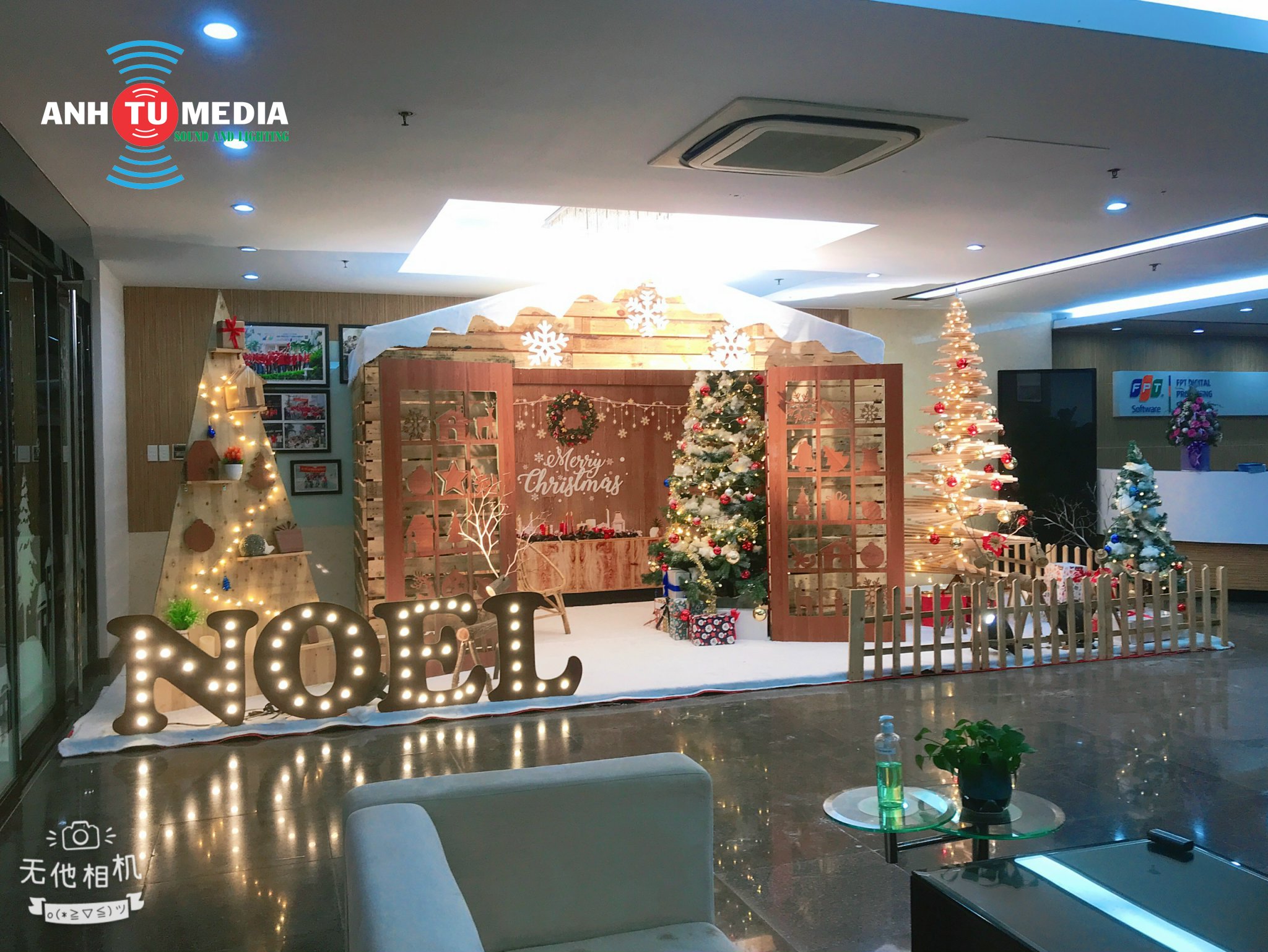 Trang trí không gian Noel