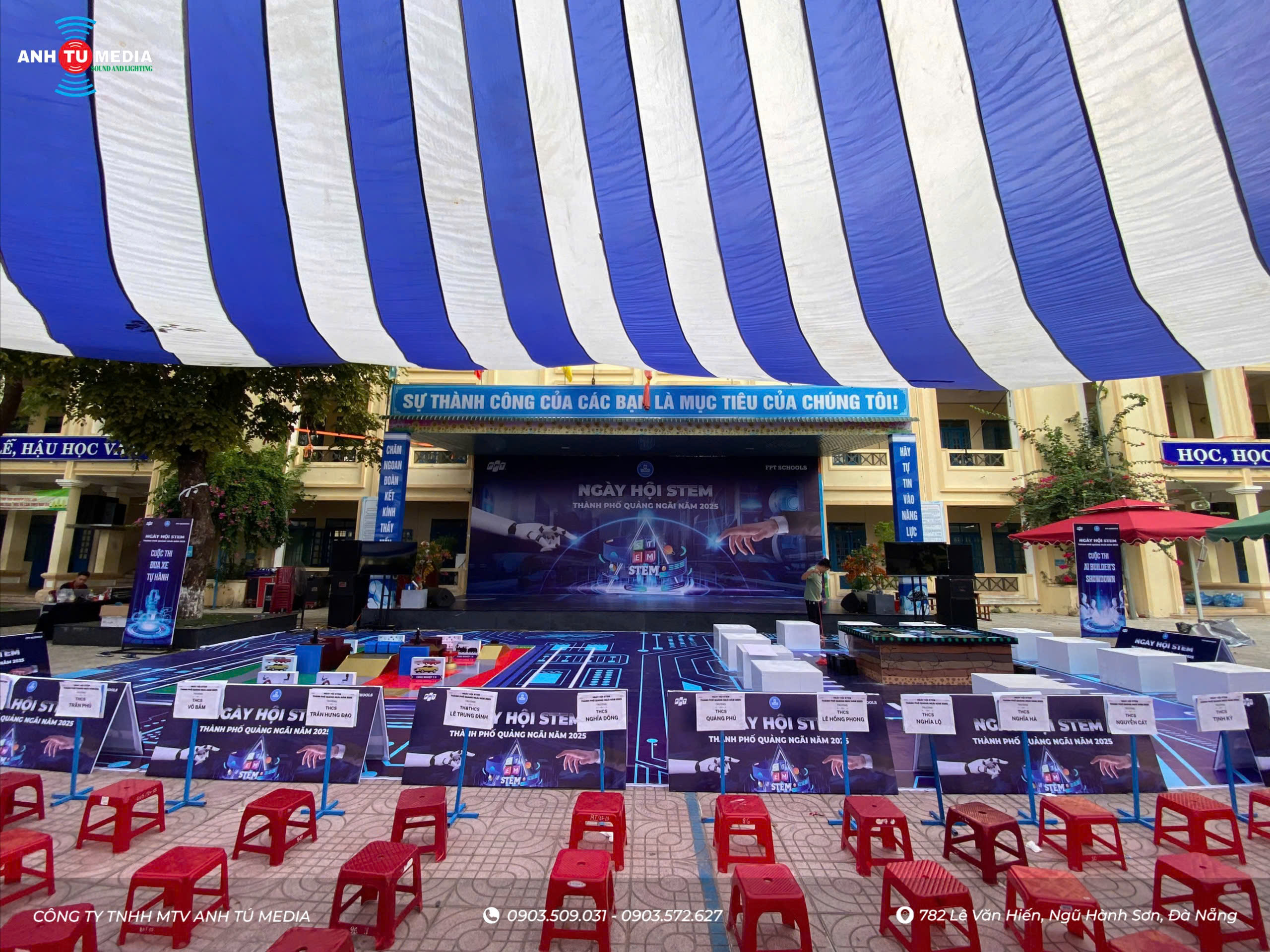 Bố trí ngày hội stem day 2025